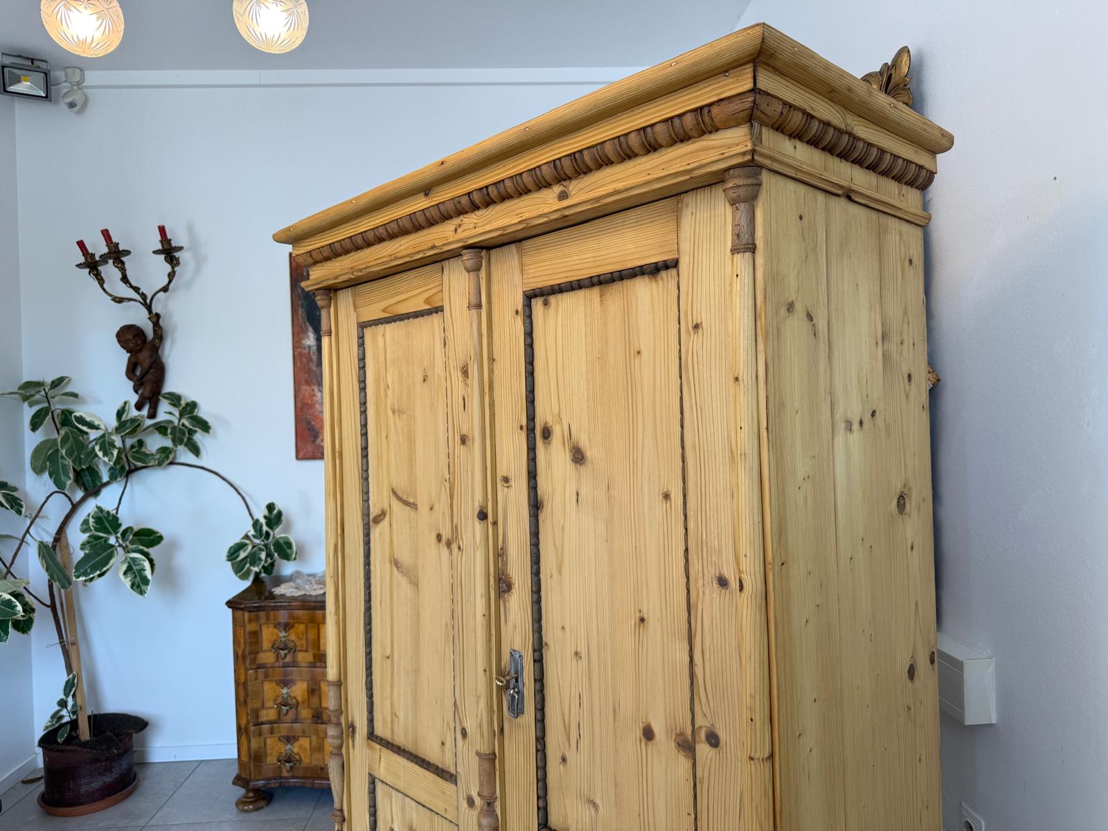Sale Gründerzeit Bauernschrank Weichholz Steiermark Weichholz D2780