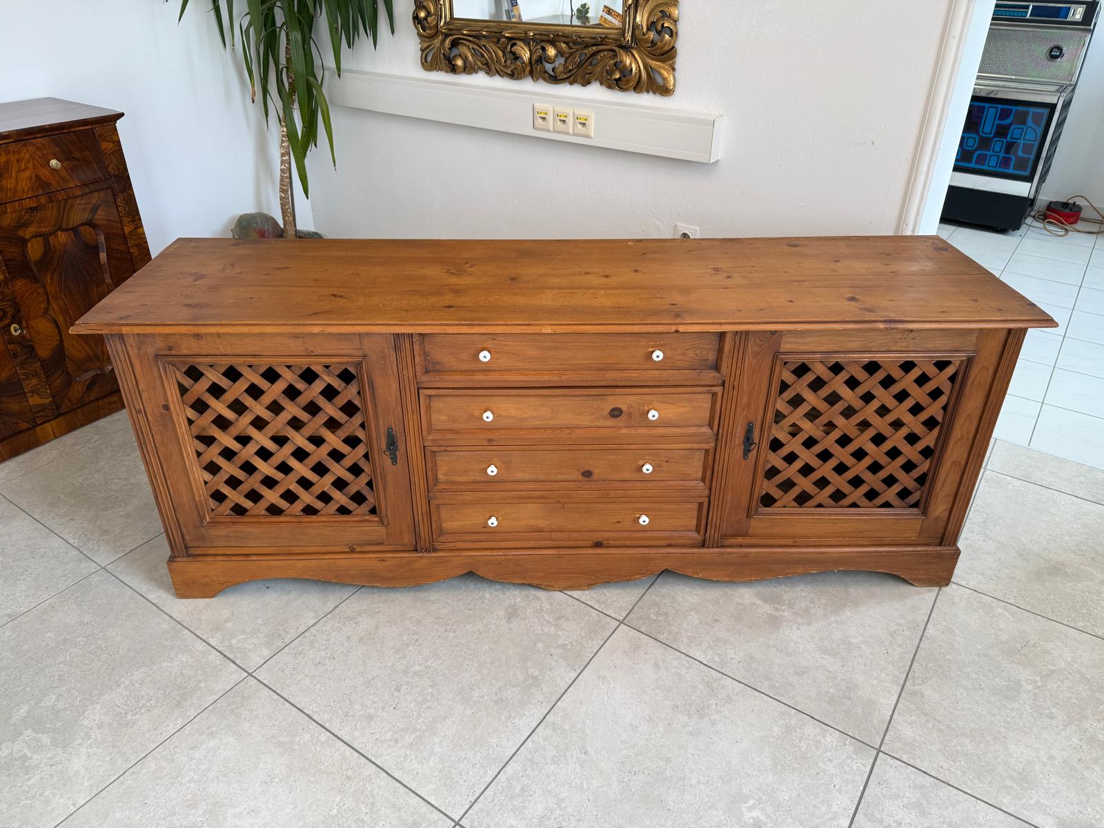 Bäuerliche Ladenkommode Apothekenschrank Anrichte D2445