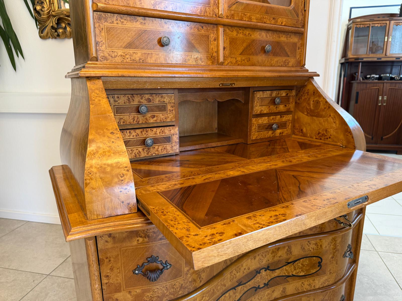 Tabernakel Barockstil Aufsatzsekretär Ladenschrank G1995