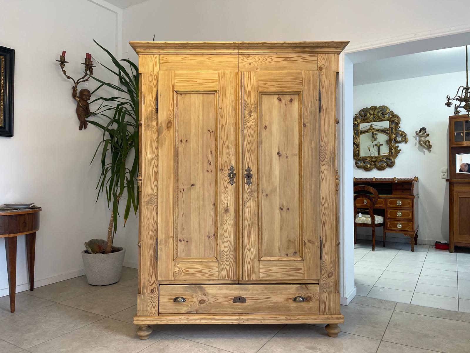 Steirischer Biedermeier Bauernschrank Naturholzschrank G1147