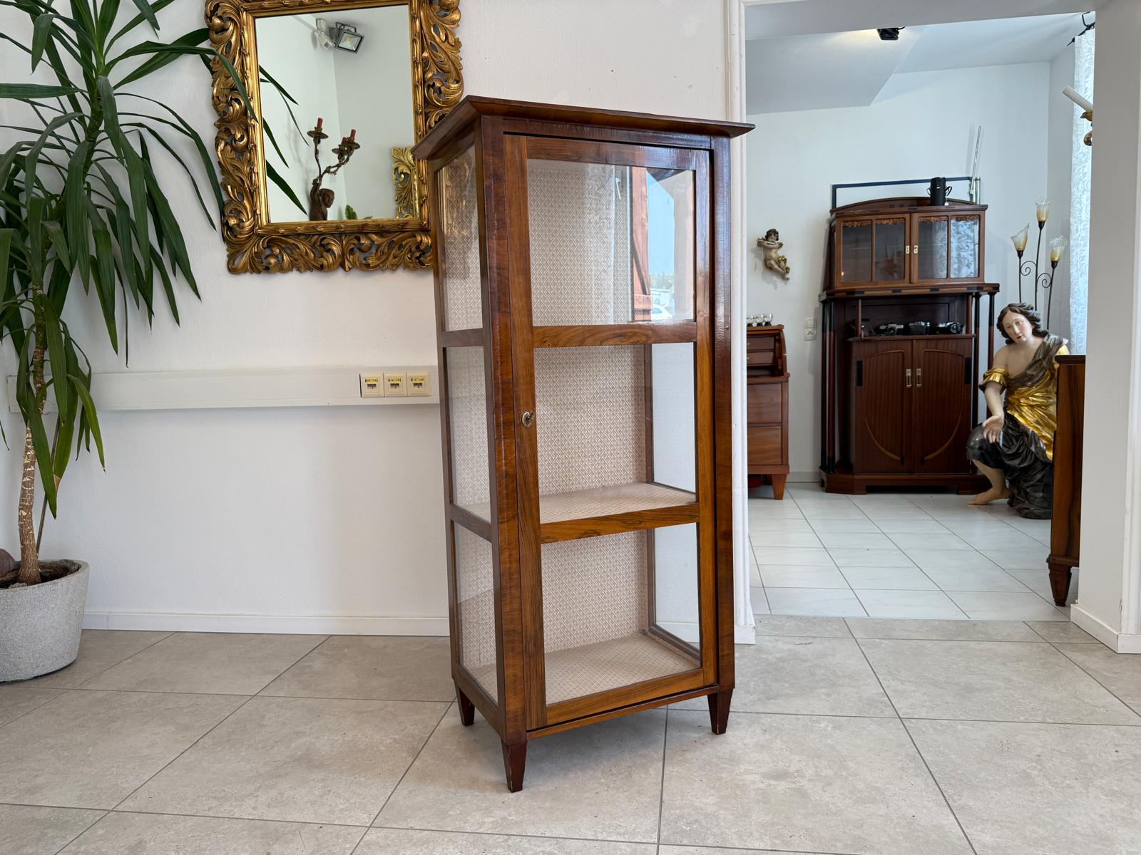 Stilvitrine Biedermeier Glasschrank Bücherschrank G1919