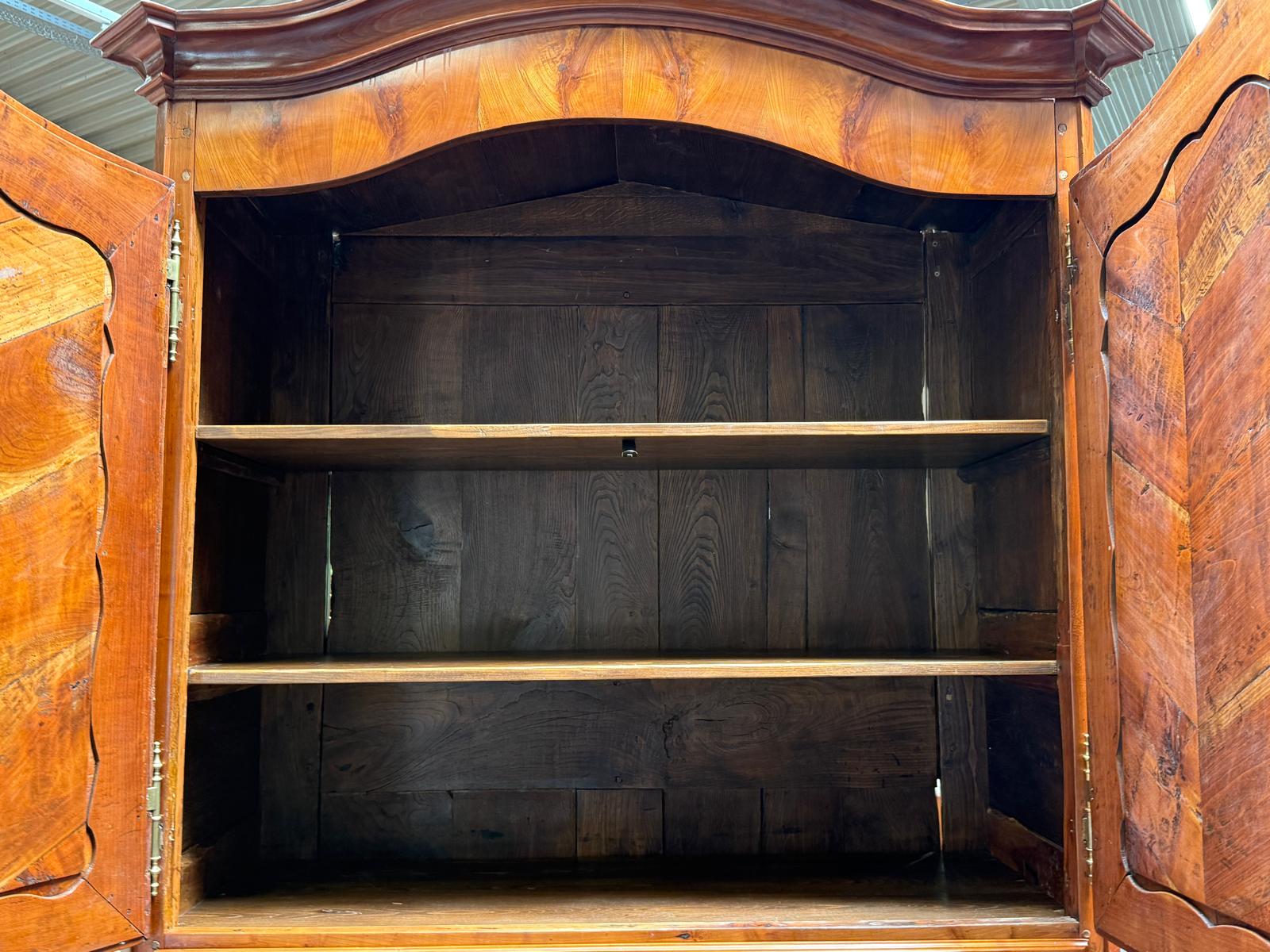 Kabinettschrank um 1800 – viertürig, Nussbaum, Originalzustand Antiquität ifantik G2036