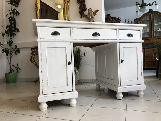 biedermeier-barock-bauernm-bel_69 uriger Naturholz Gründerzeit Schreibtisch Sekretär X2185