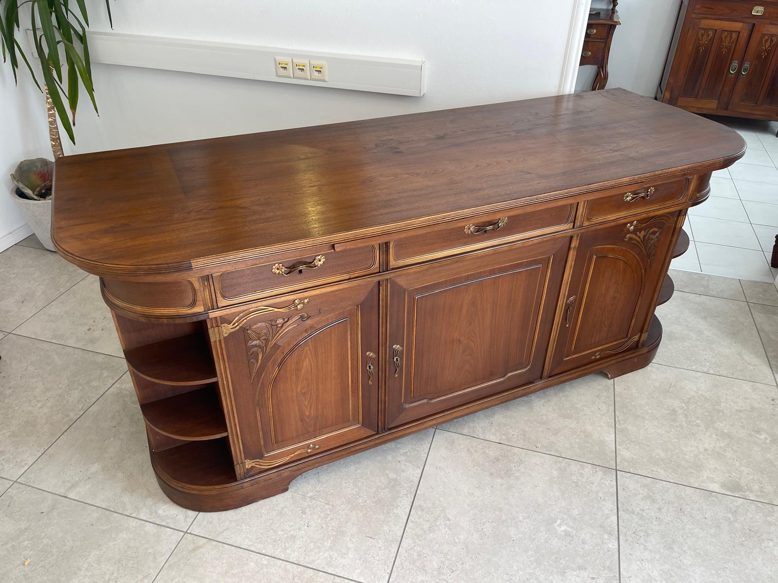 Originales Jugendstil Anrichte Sideboard Antik Vintage Traum G1357