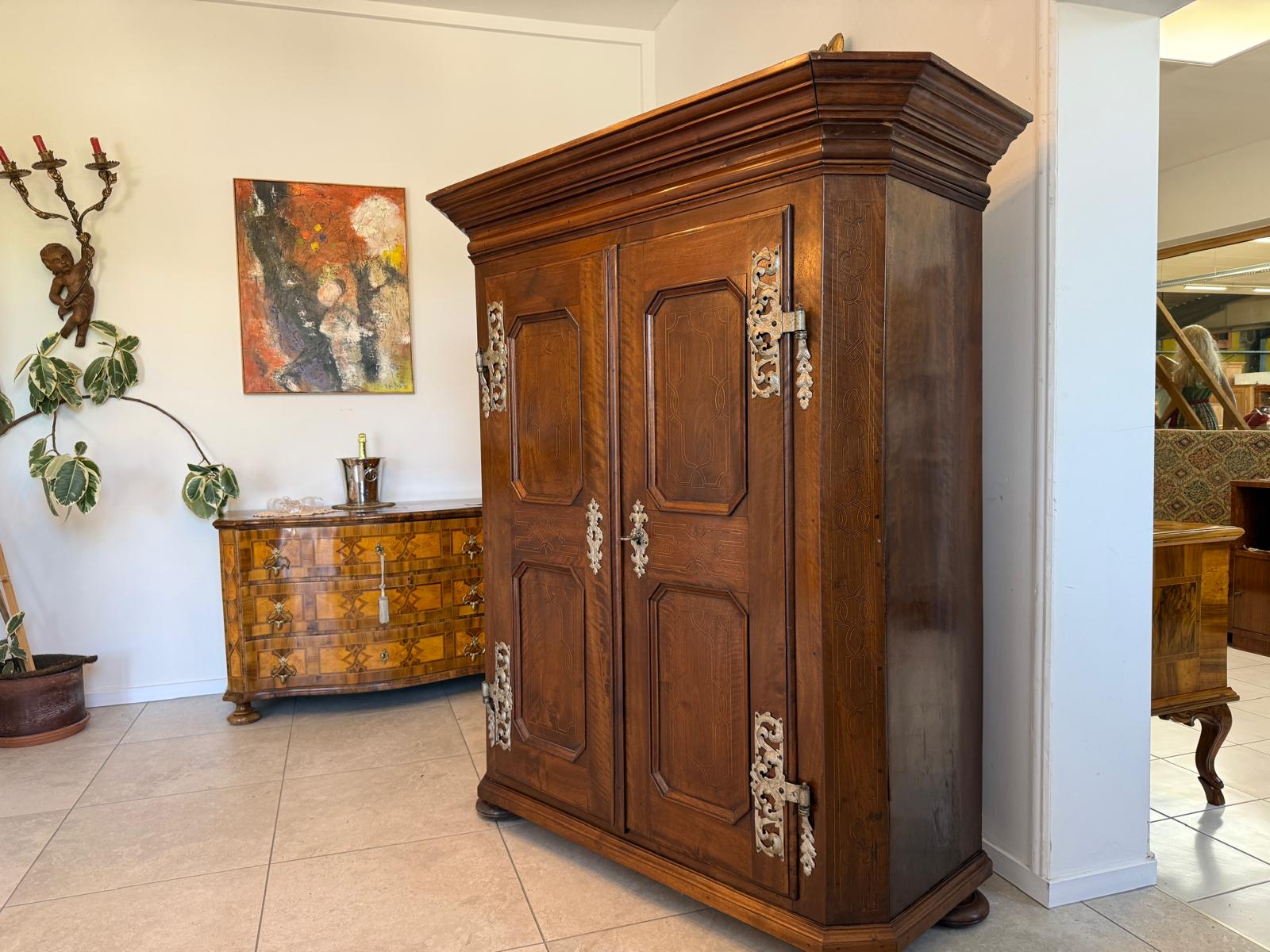Barock Schrank Sale Originaler Bauernschrank Buchenholz D2640