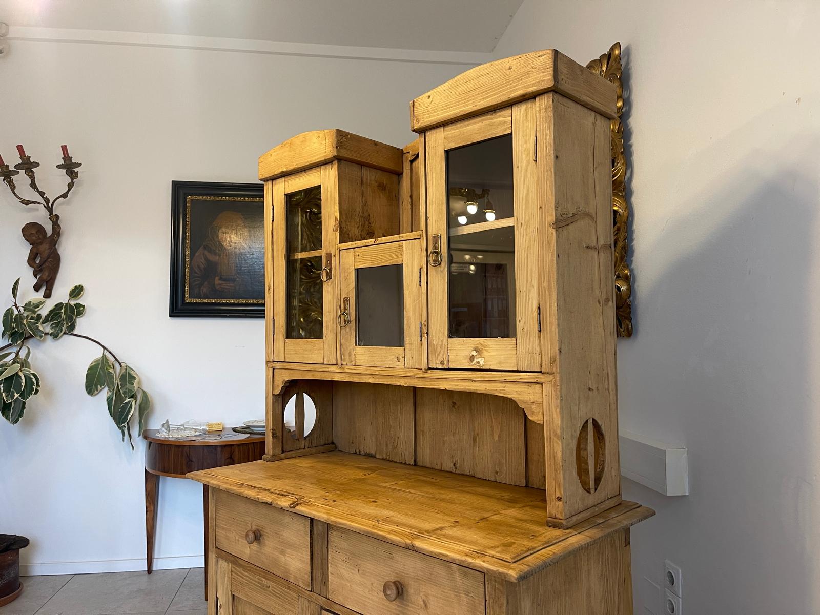 Jugendstil Küchenbuffet Küchenschrank Küchenkredenz A5161