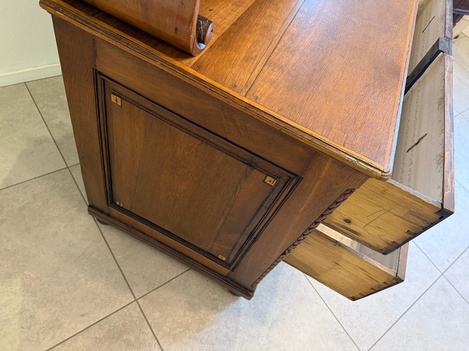 Originaler Josefinischer Aufsatzsekretär Aufsatzkommode Antiquität G2371