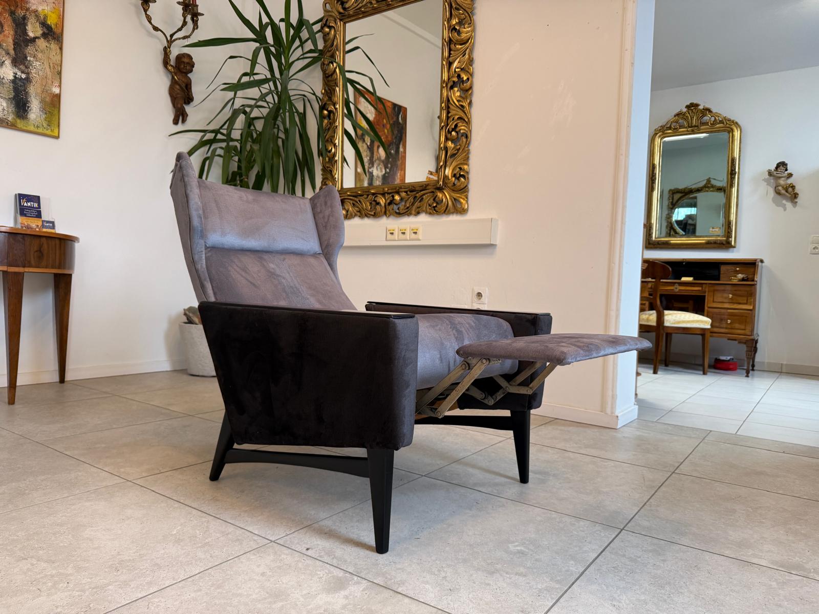 Art Deco Fauteuil Designerstuhl Liegestuhl Antiquität G2270