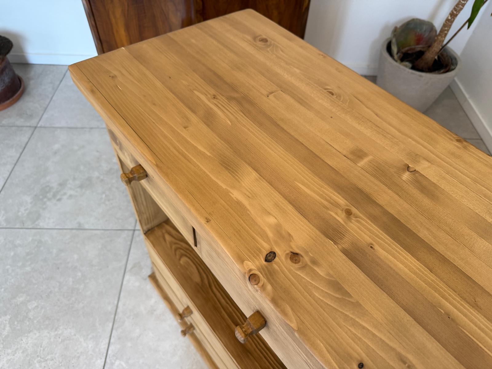 Praktische bäuerliche 12 Laden Kommode Anrichte Sideboard Antik G2070 