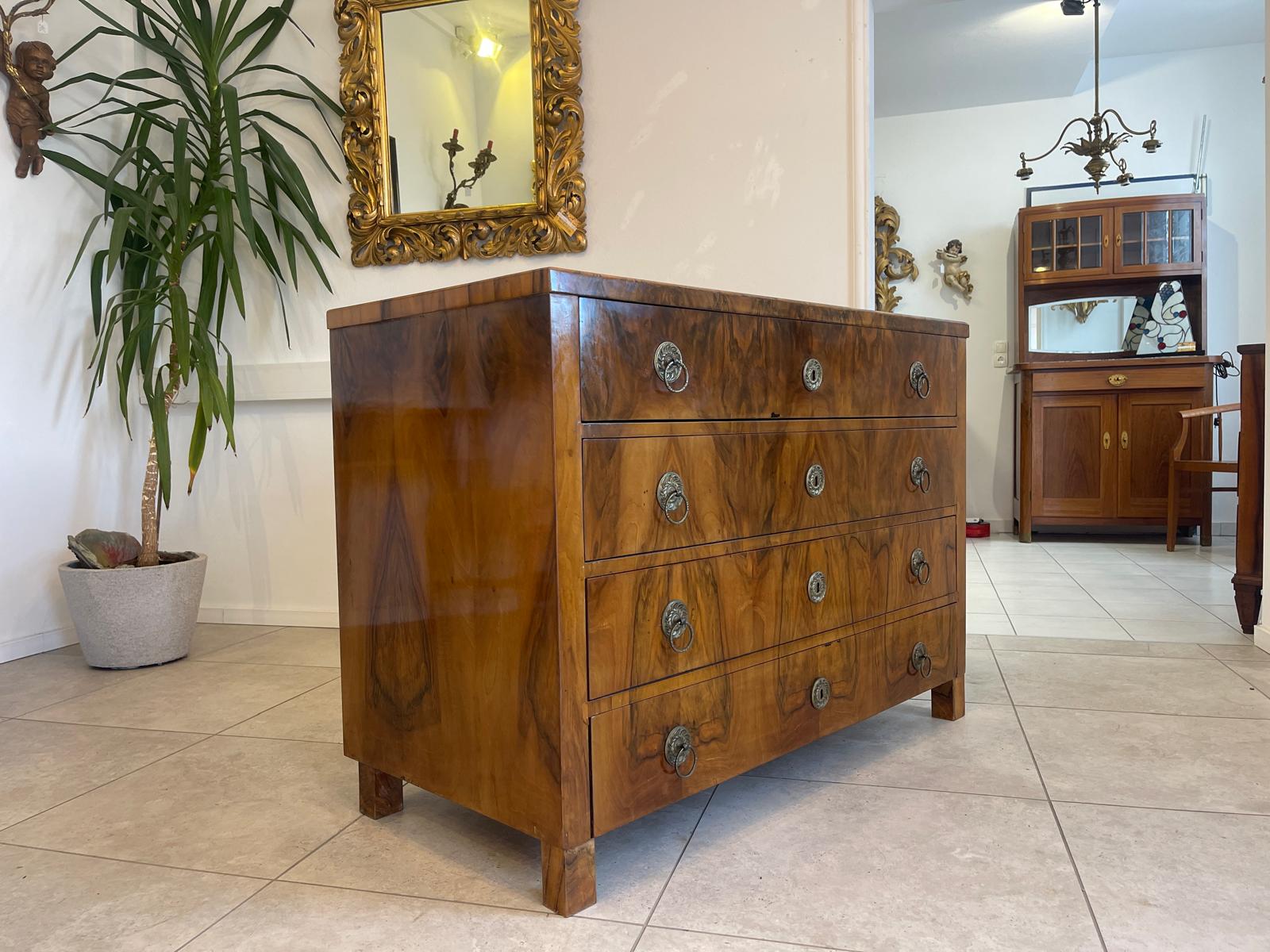 Biedermeier Schreibkommode Ladenkommode Original Antiquität G1092