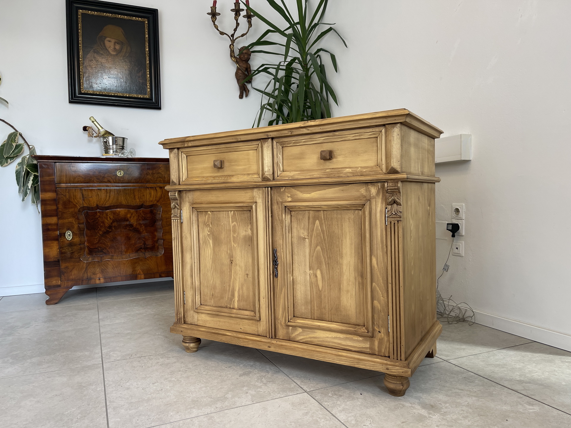 biedermeier_175T4SPnQhVJJcRh Bäuerliche Anrichte Kommode Kasterl A4313