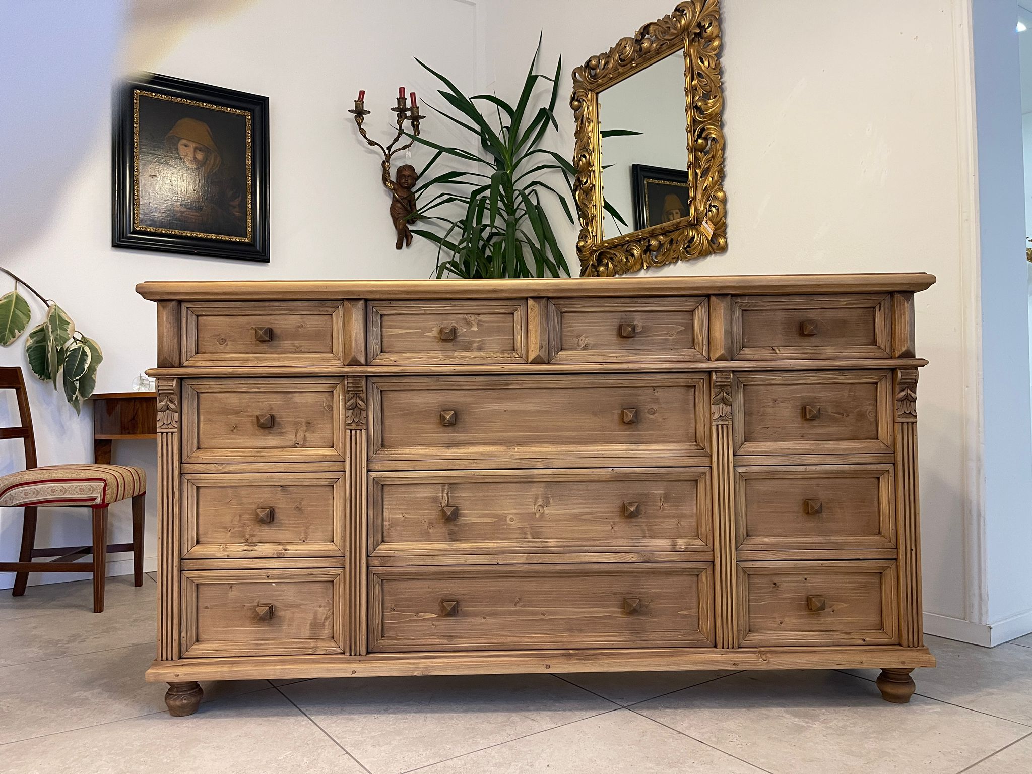 Massivholzkommode Ladenkommode Bauernmöbel Bauernmöbel G1041