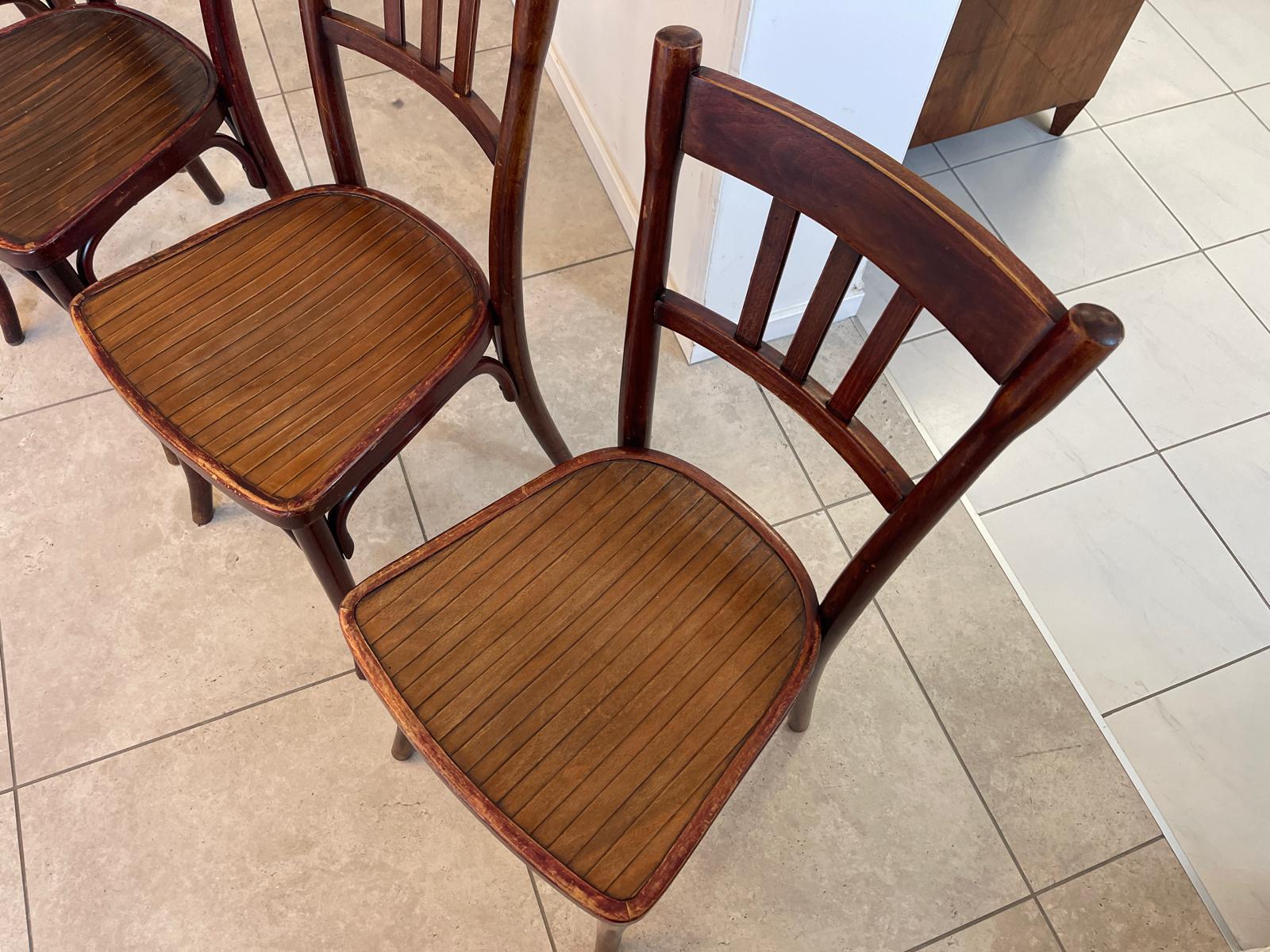 4er Set Mundus Sessel Wien – Stabiler Relaxsessel aus Bugholz Ensemble G1196