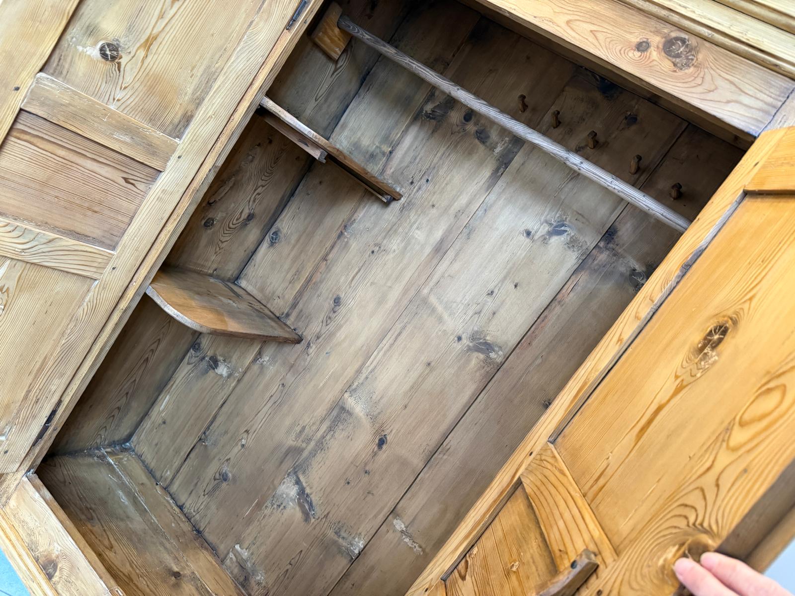 Originaler Bauernschrank Biedermeierschrank Hallenschrank Bauernkasten D1116