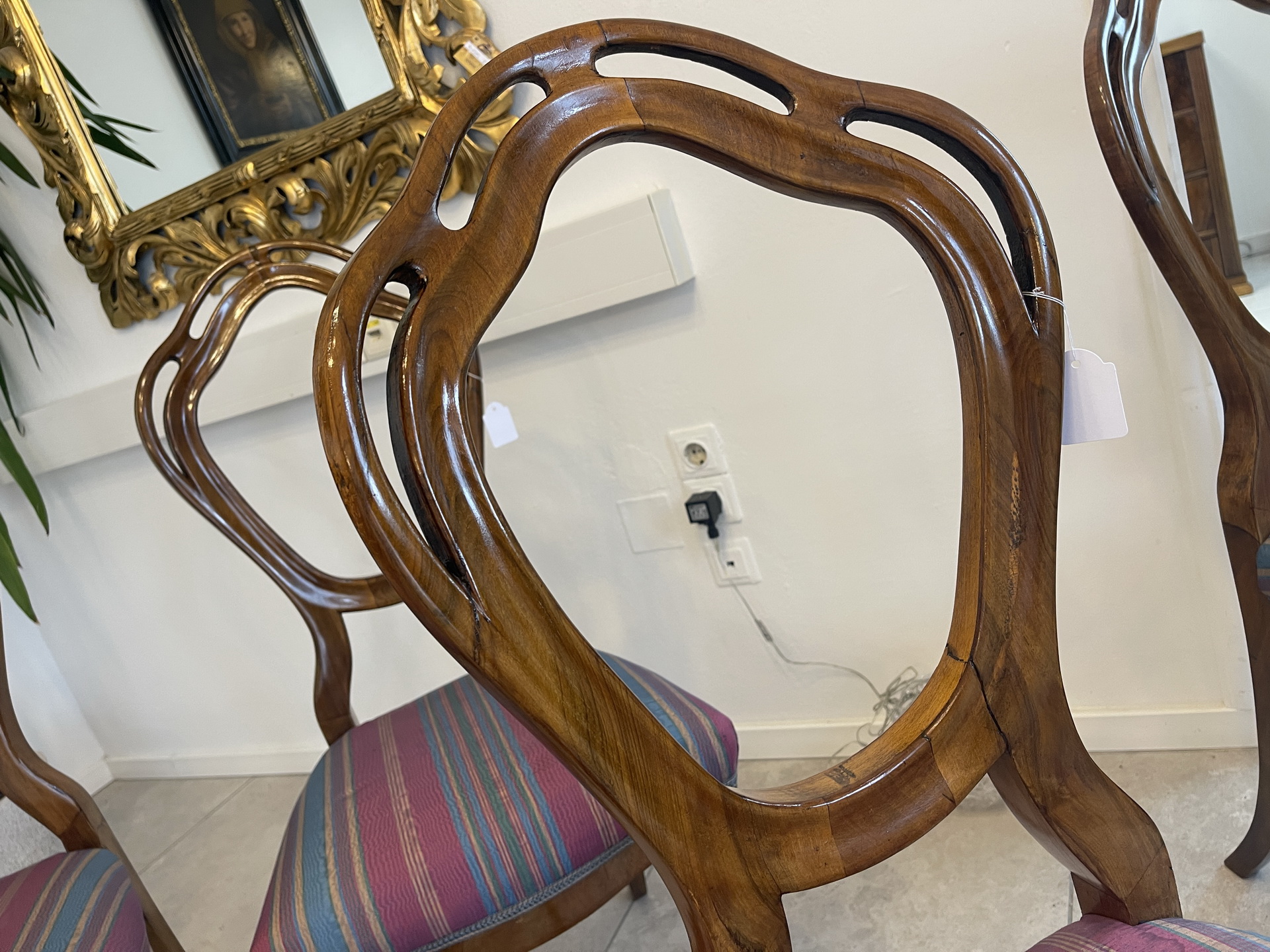 Biedermeier-Barock_210TtfS9IAVynkyi Original Spätbiedermeier Sessel = 1 Stück Traumstück B1871