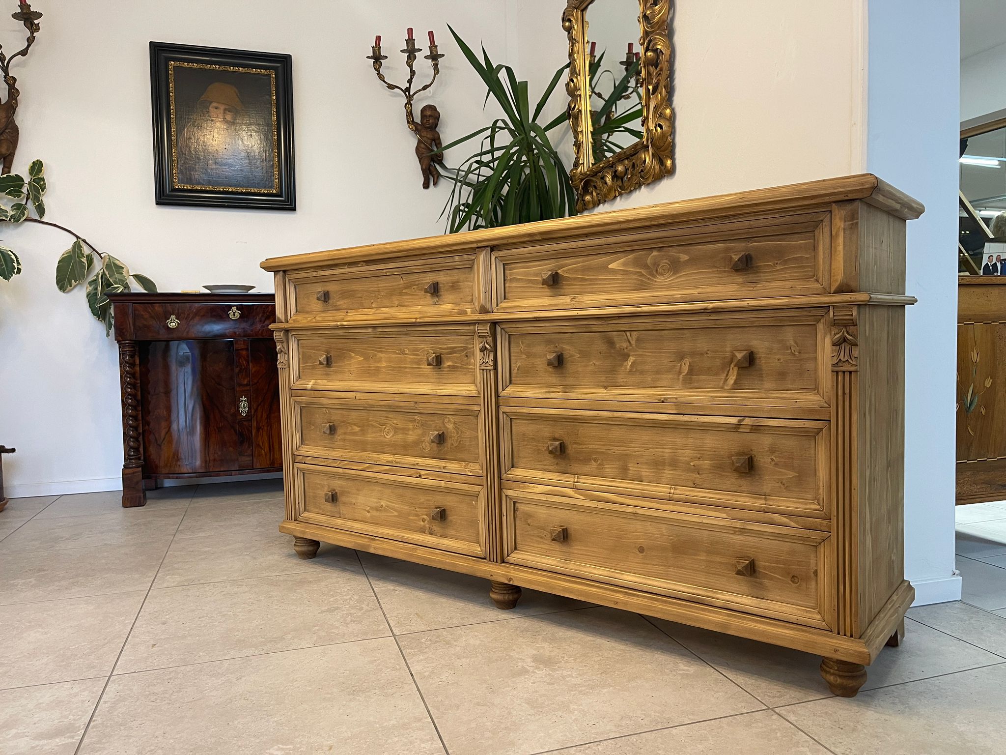 41edc660-6c21-4a65-8f79-a18205f52248 Apothekenschrank Ladenkommode Ladenschrank Gründerzeit A5007