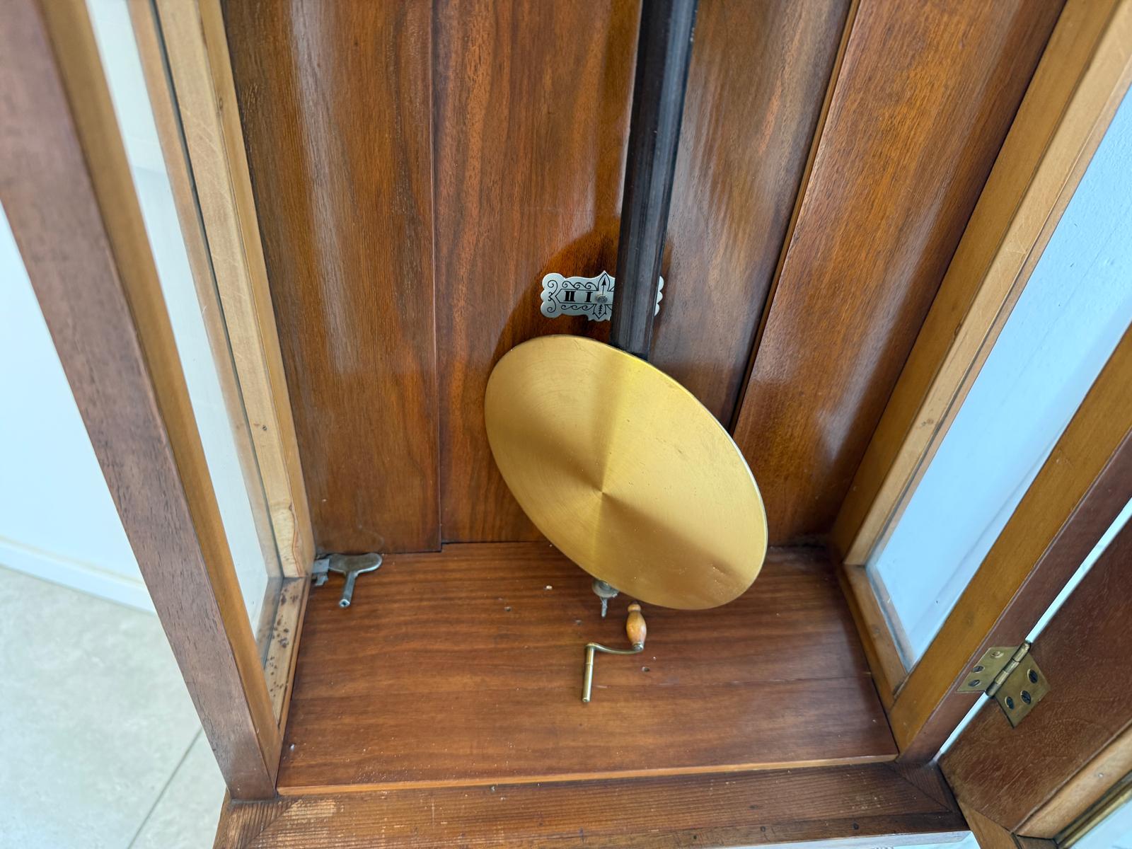 Originaler Jugendstil Regulator Standuhr 3 Gewichte Antik G1894