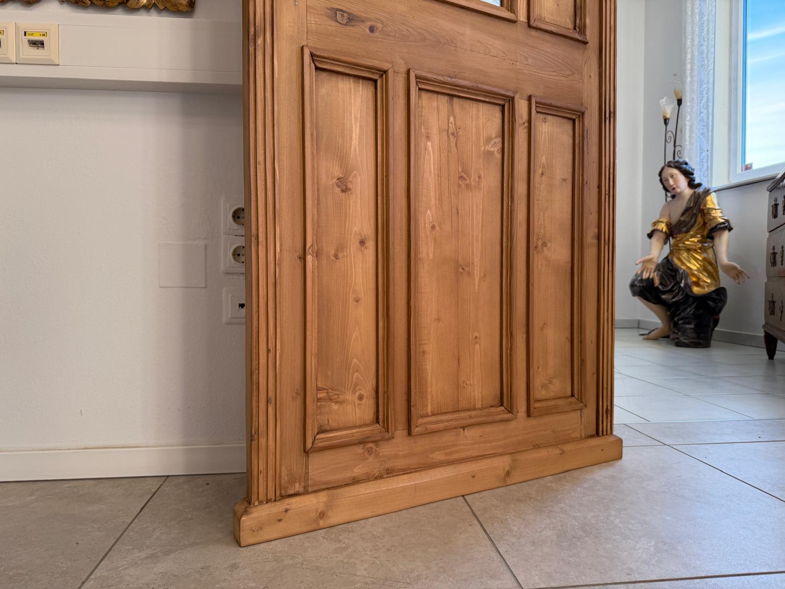 Vollholz Garderobenschrank Bauernschrank Kleiderschrank G2293