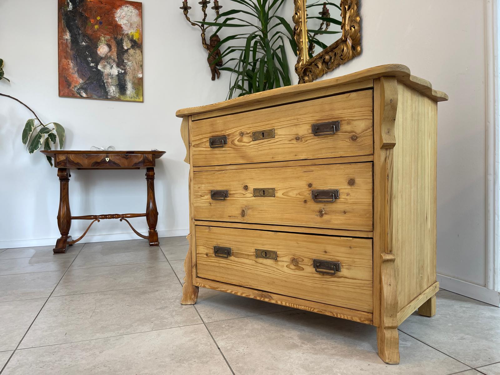 Originale Gründerzeit Kommode Restauriert Bauernkommode Antik G1694