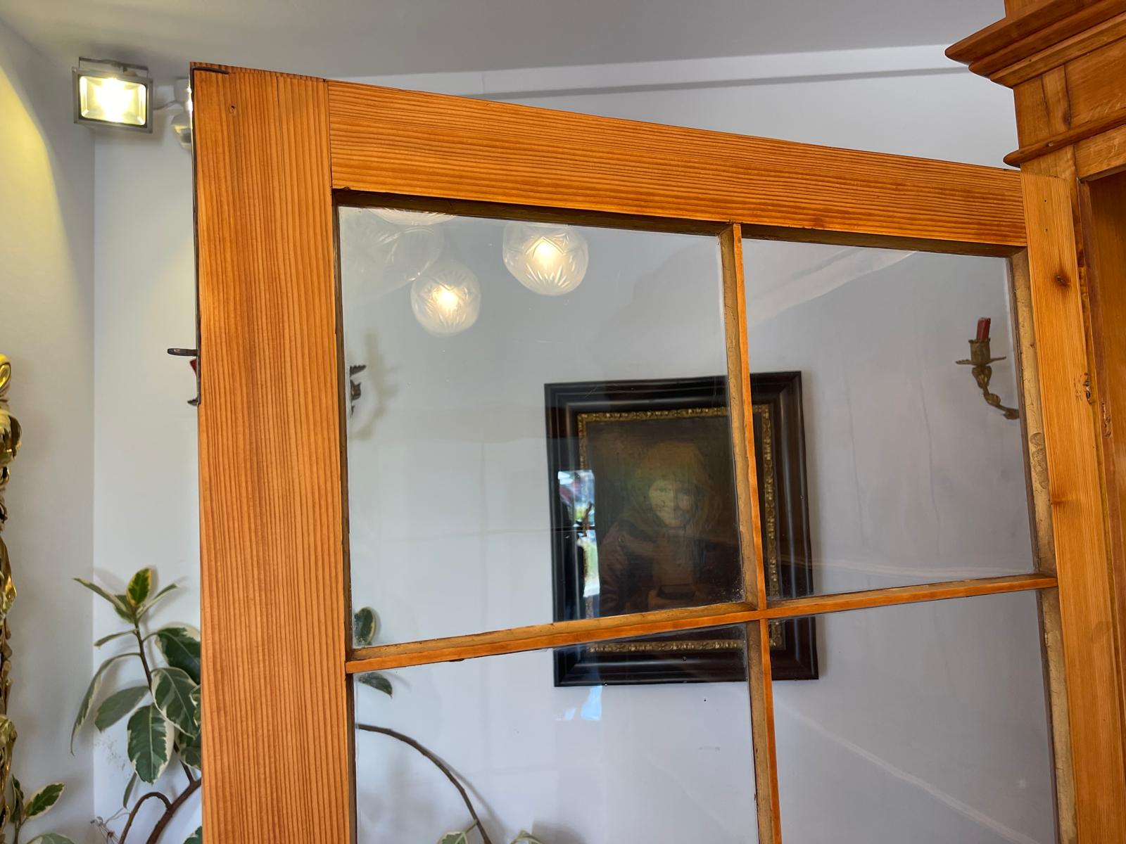 Antike Restaurierte Biedermeier Bücherschrank Vitrine Traumxemeplar Antiquität  G1641