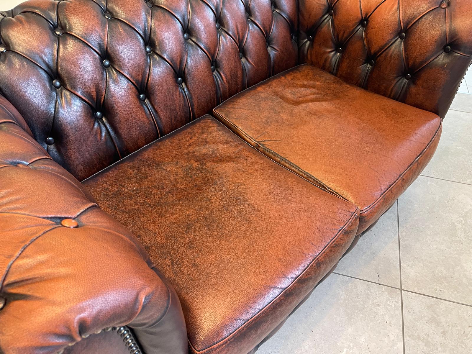 Exclusives Chesterfield Clubsofa Traum Neuwertig E1034