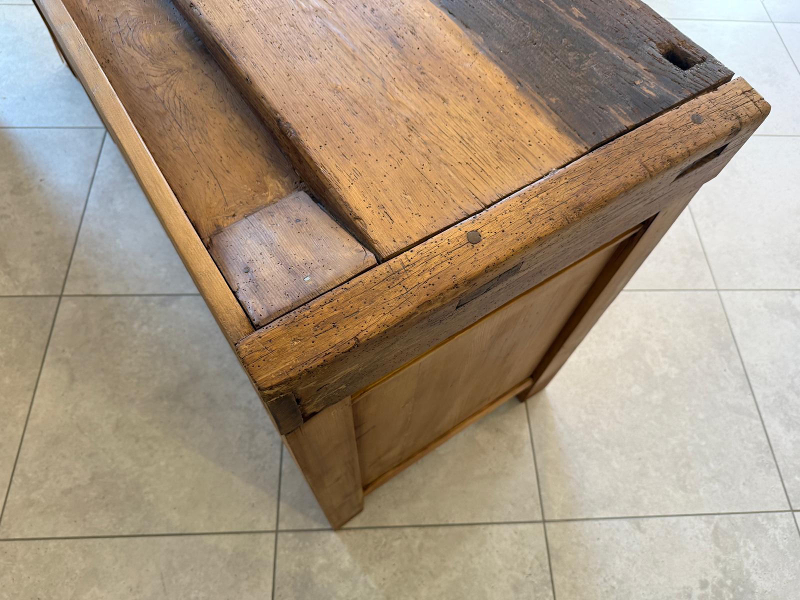 Urige Hobelbank Werkbank Pult Tresen Ladenschrank G2181