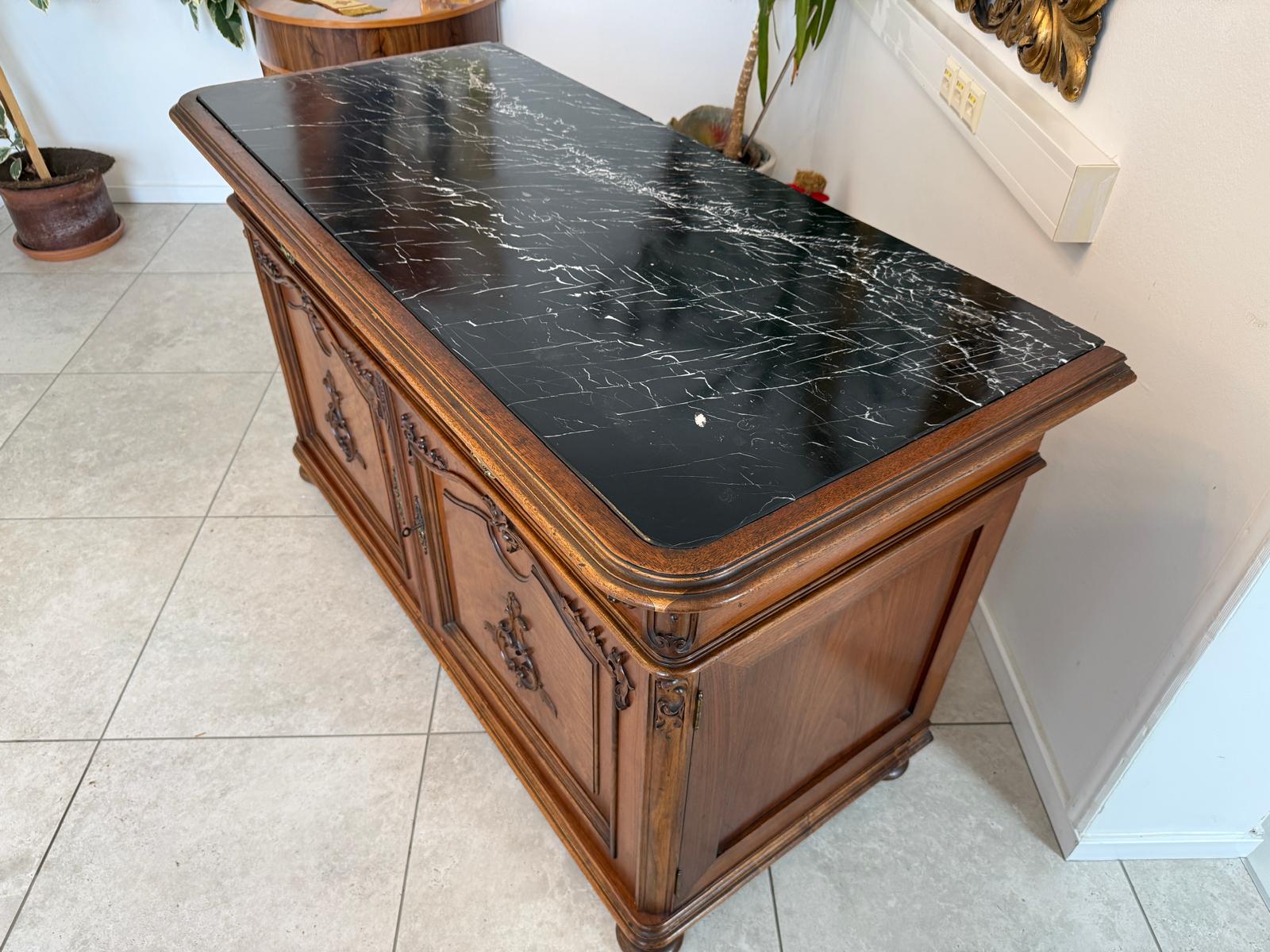 Originale Pfeiferlbarock Anrichte Barschrank Buffet Altarschrank D1009