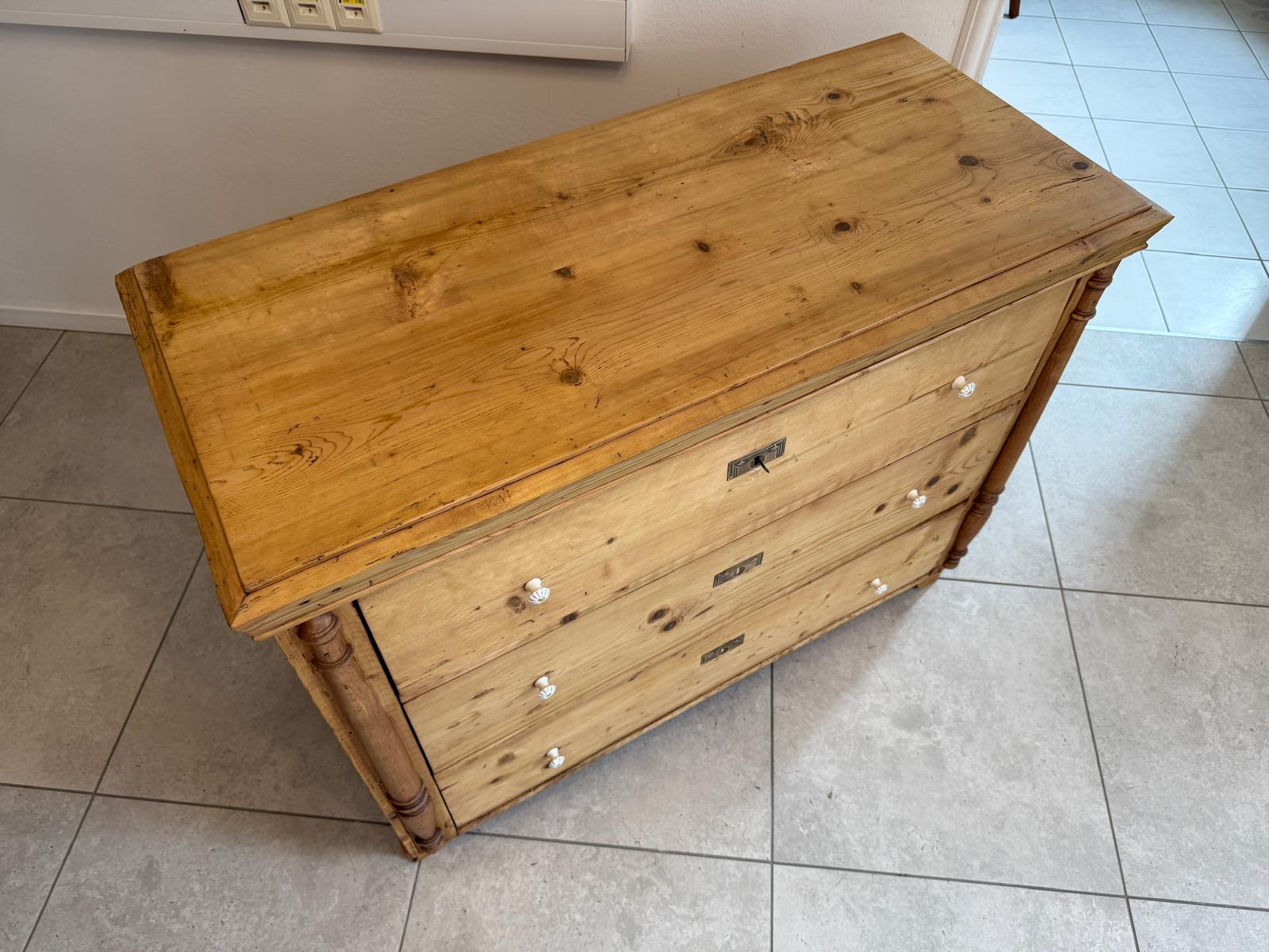 Antik originale Biedermeier Kommode Ladenkommode B2125