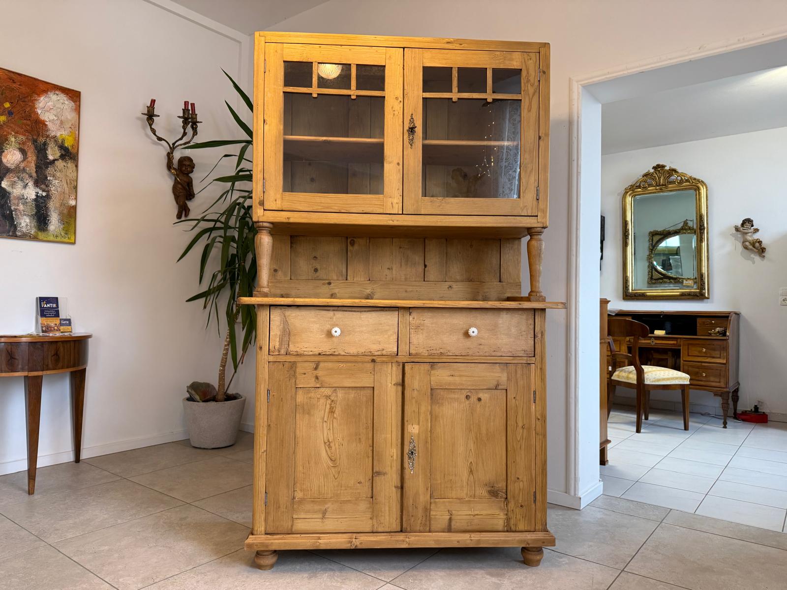 Jugendstil Küchenschrank Küchenkredenz Antik G2333