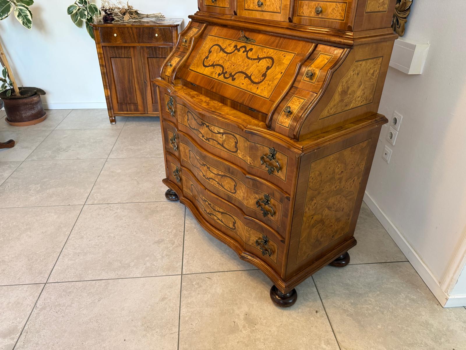 Tabernakel Barockstil Aufsatzsekretär Ladenschrank Stilmöbel D2924