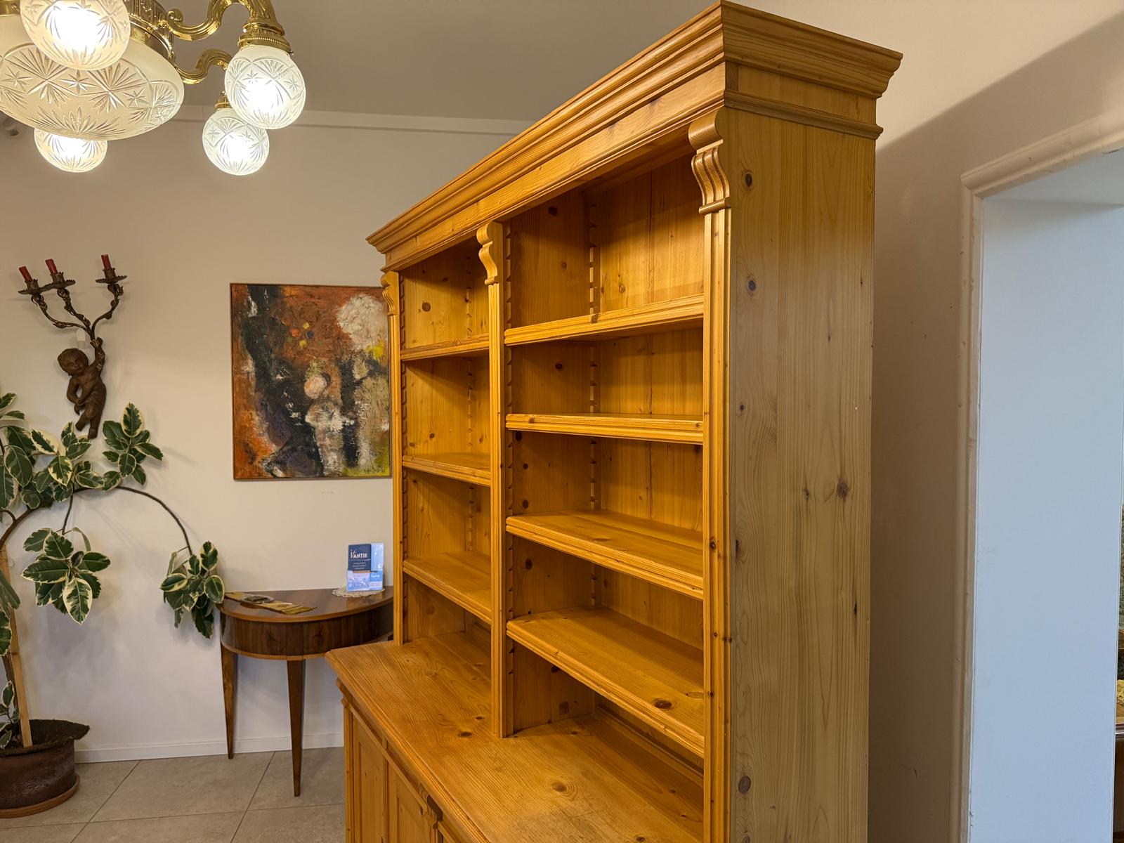 Grosses Bücherregal Stellage Bücherschrank Bauernkasten Bücherwand G2408