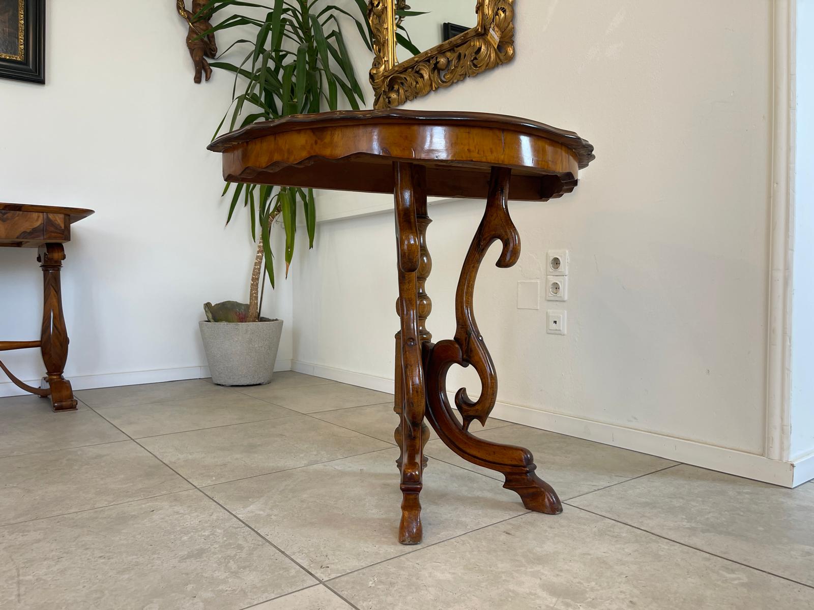 Originale Spätbiedermeier Konsole Wandtisch Ablage Podest G1591