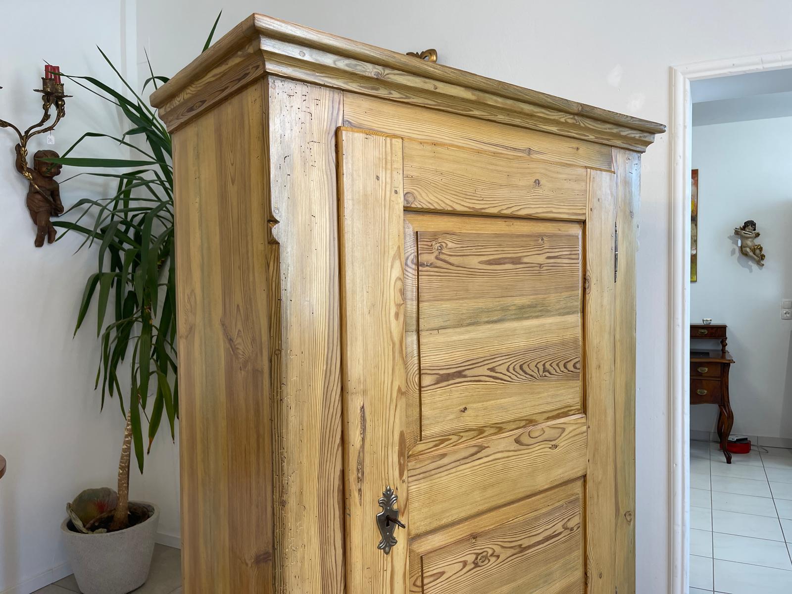 Biedermeier Bauernschrank Naturholzschrank Bauernmöbel Bauernstube G1323