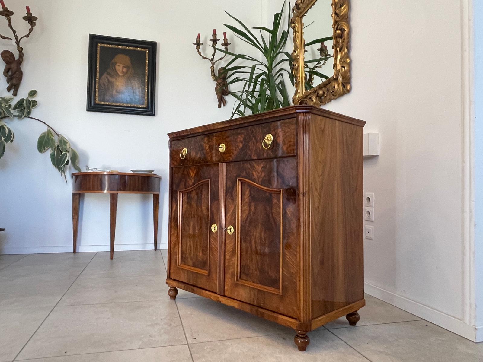 Sale Restaurierte Biedermeier Kommode Nussholz Antiquität A5494