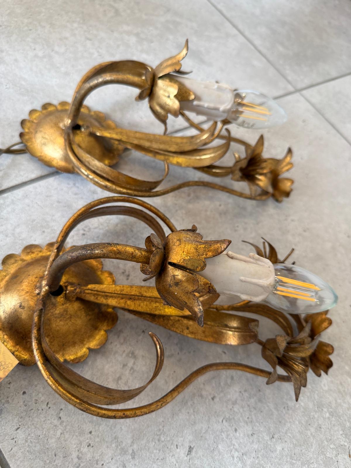 Wandleuchten Wandlampen 2 Stück venzianisch  D2379