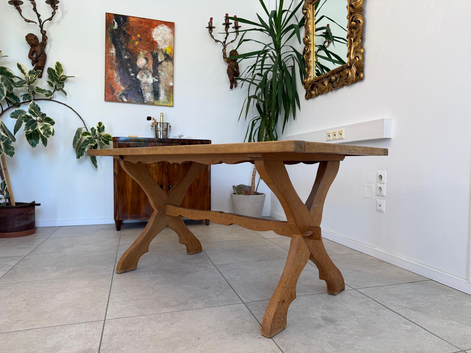 Bauerntisch Tafeltisch Tisch Eichenholz G1900