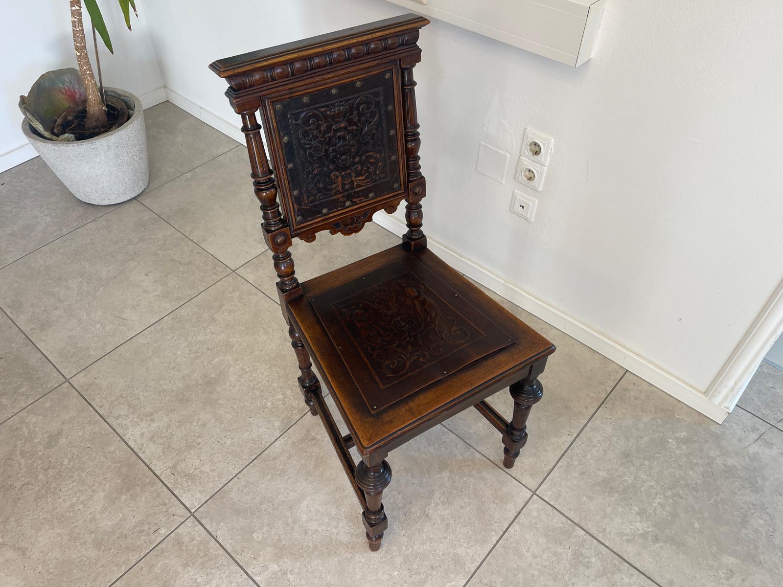 356aa3b3-8c3f-44f6-8f2f-eb6e67156482 Originaler Gründerzeit Sessel Stuhl Historismus Stuhl A5079