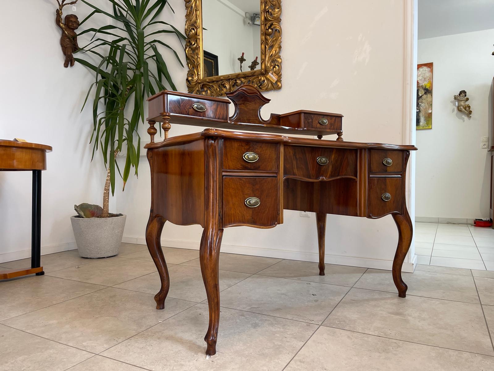 Sale Restaurierter Spätbiedermeier Damen Schreibtisch Sekretär Original Antiquität G1191