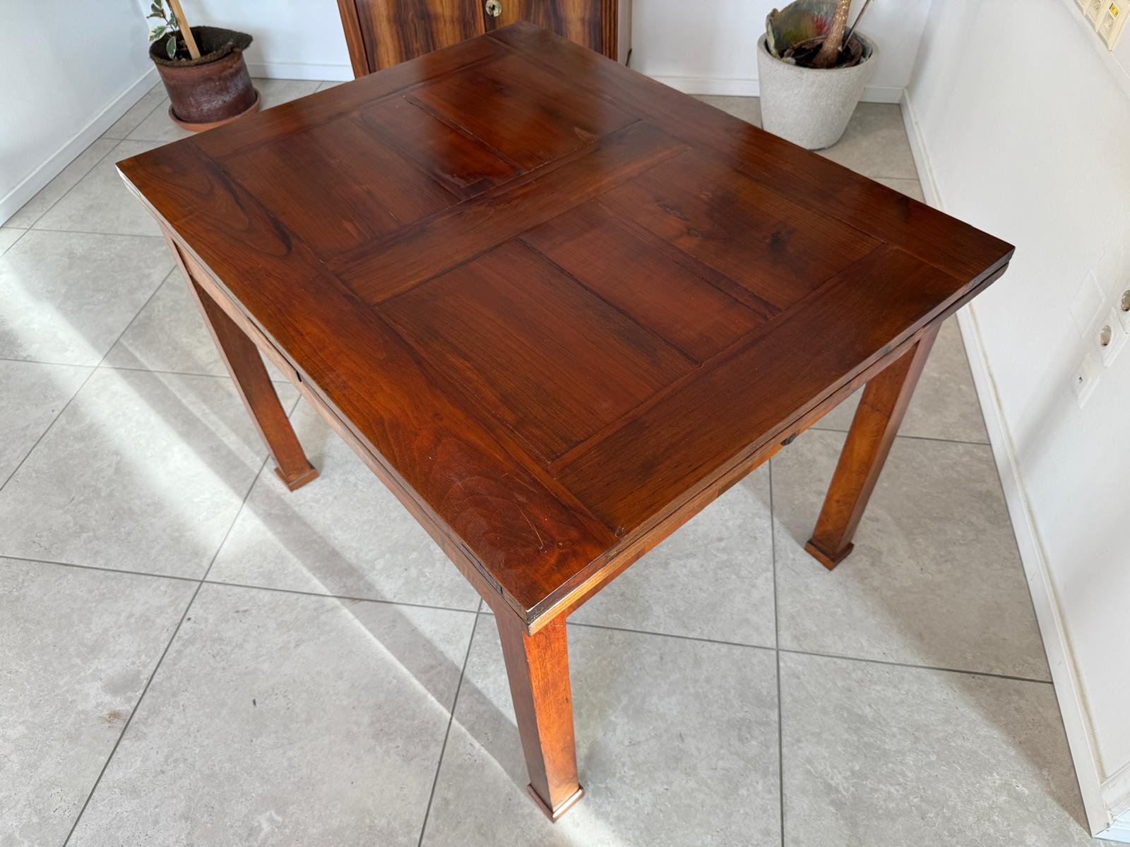 Biedermeier Auszugtisch Speisetisch Tisch Nussholz G2109