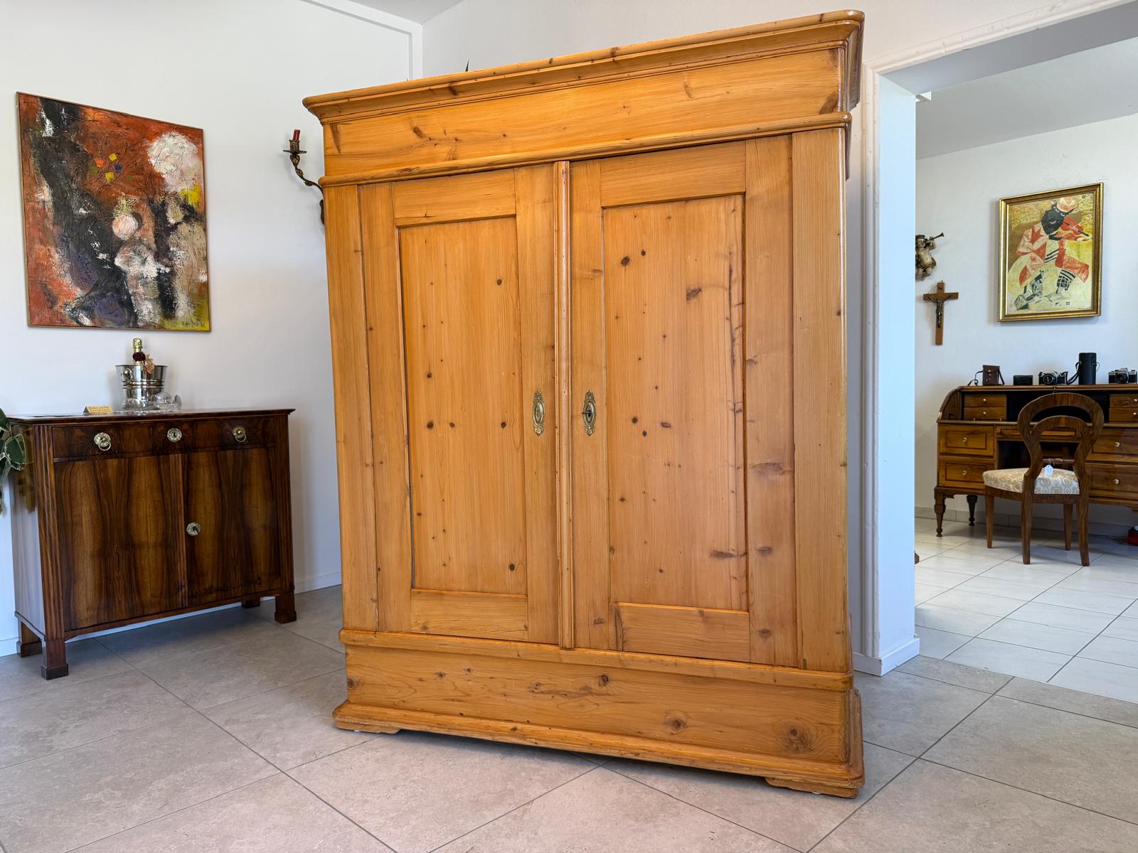 Originaler Bauernschrank Biedermeierschrank Hallenschrank Bauernkasten G2092