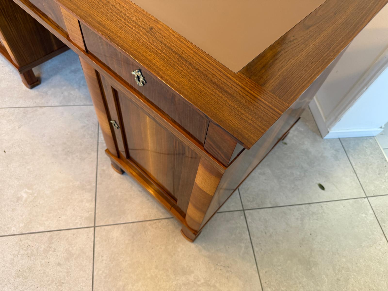 Restaurierter Biedermeier Schreibtisch Sekretär Bürotisch Antiqutität G2163