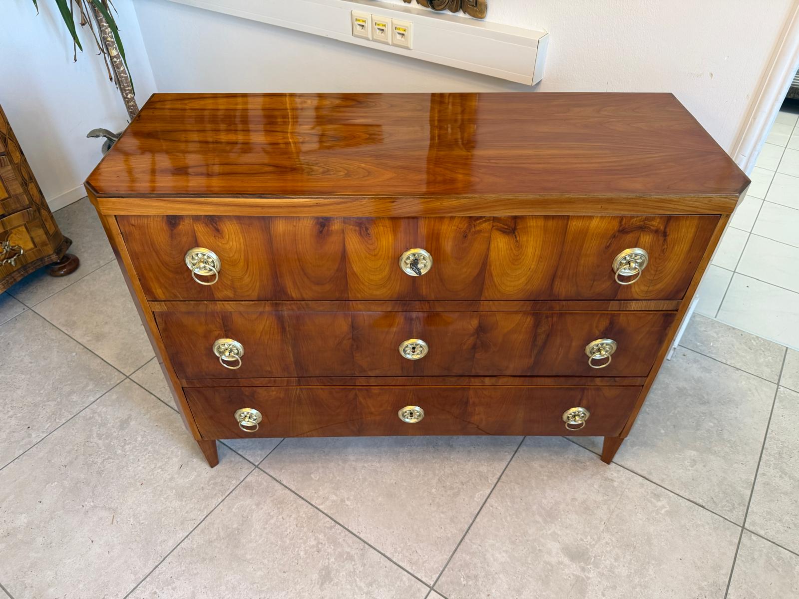 Restaurierte Biedermeier Kommode Kirschholz SALE D2765