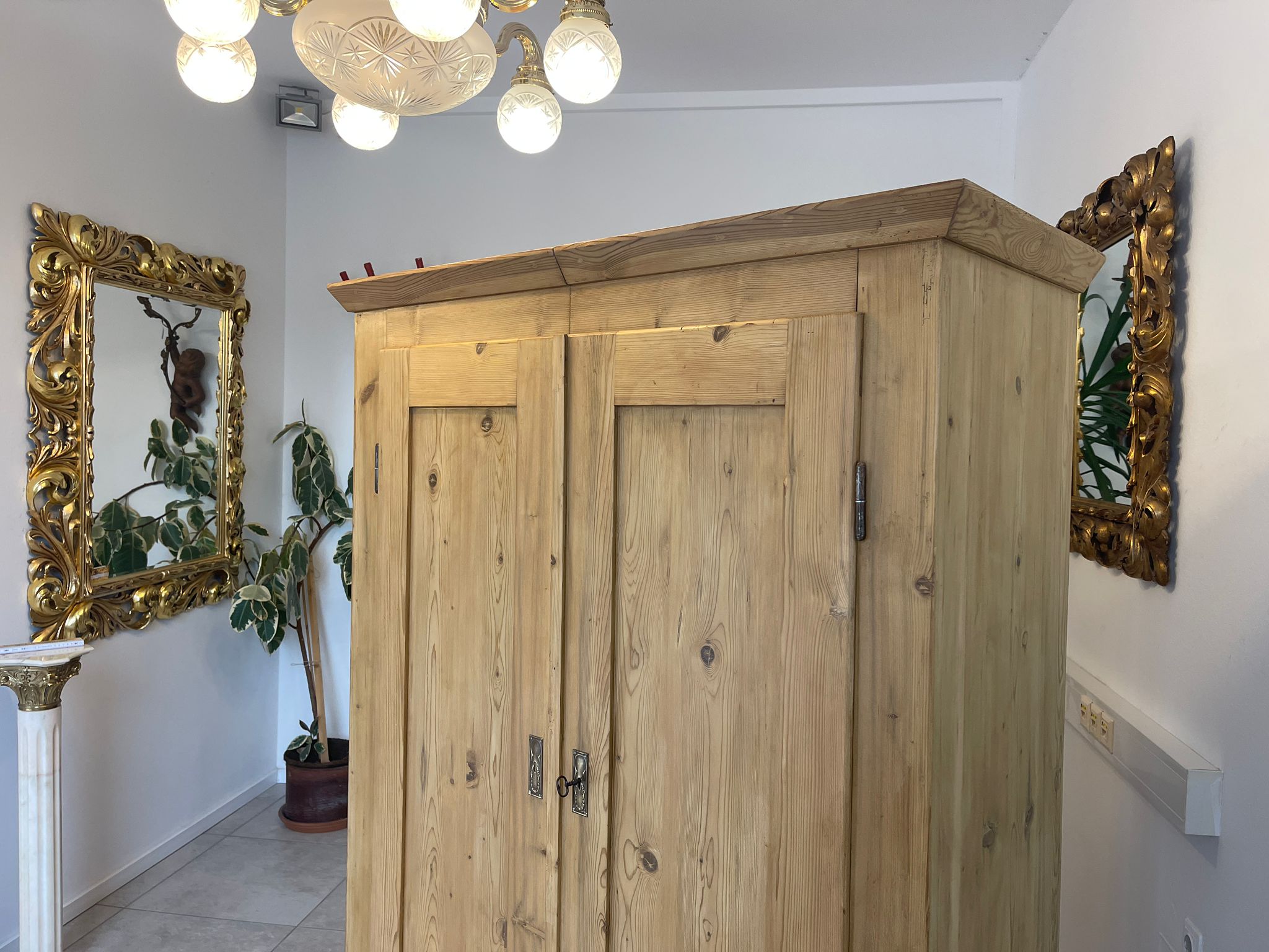 055285ab-17fe-4411-9a37-fa2c2803134d Traum Biedermeier Bauernschrank Naturholzschrank A5026