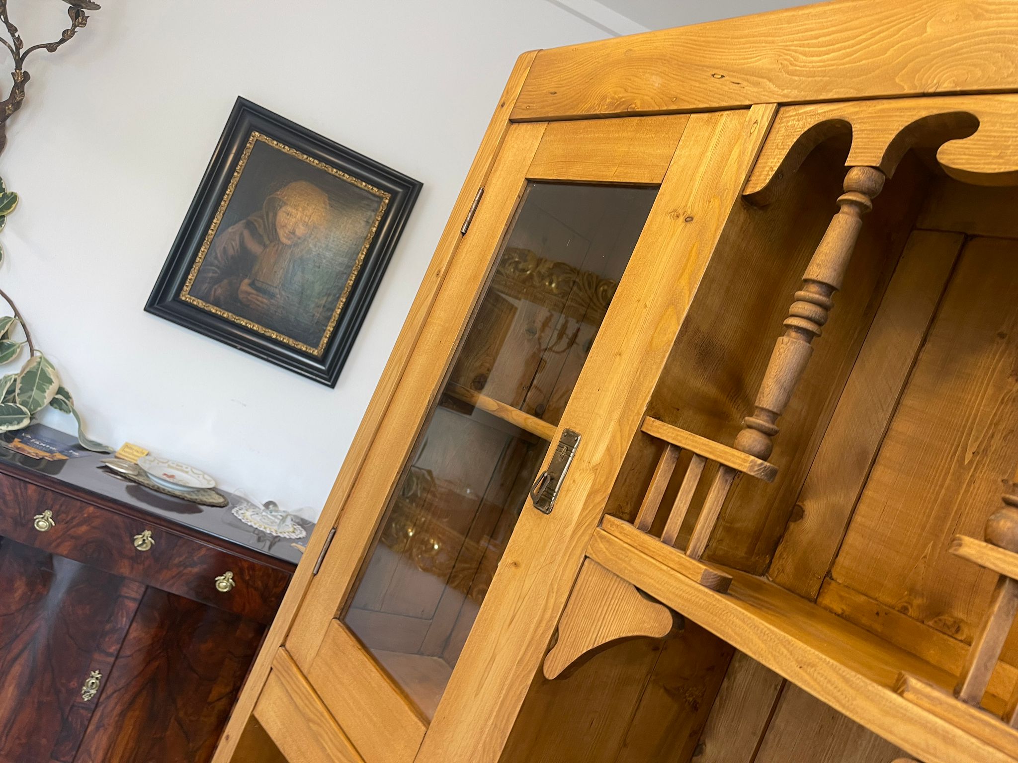 9b75448b-c7cd-4a31-a06c-5abdf6a96bb7 Jugendstil Küchenbuffet Küchenschrank Küchenkredenz A4864