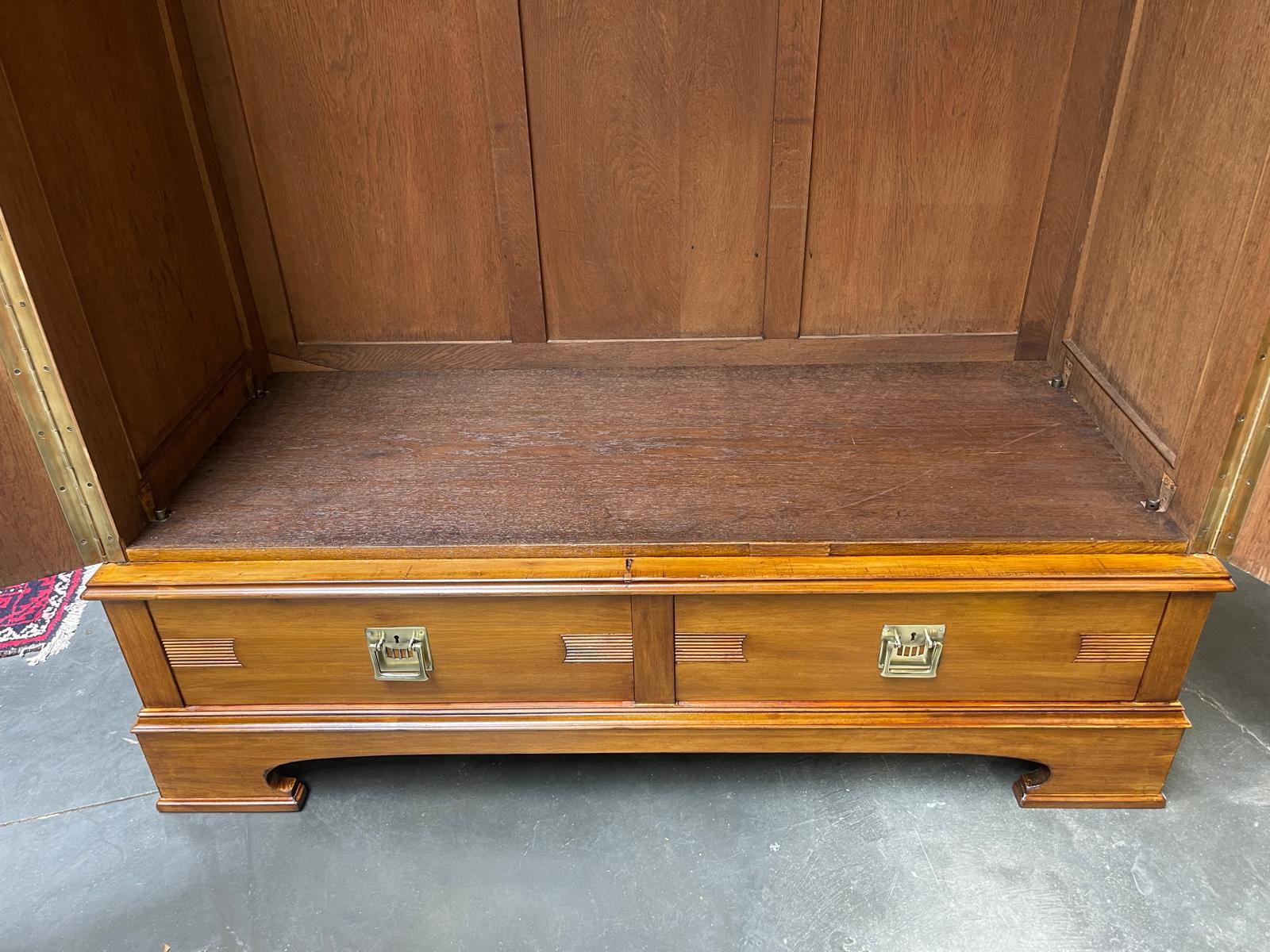 Traum Restaurierte Jugendstil Kleiderschrank Kasten Bücherschrank Antiquität  G1599
