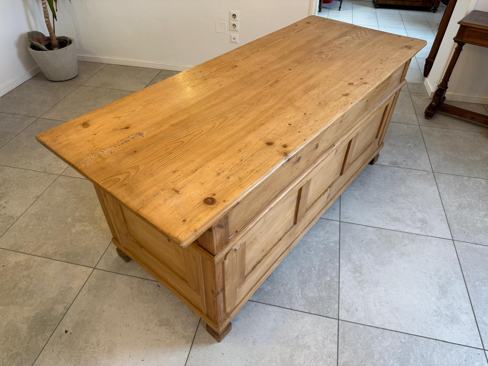 Urige bäuerliche Bar Altholz Vintage Verkaufstheke Schneidertisch G2255