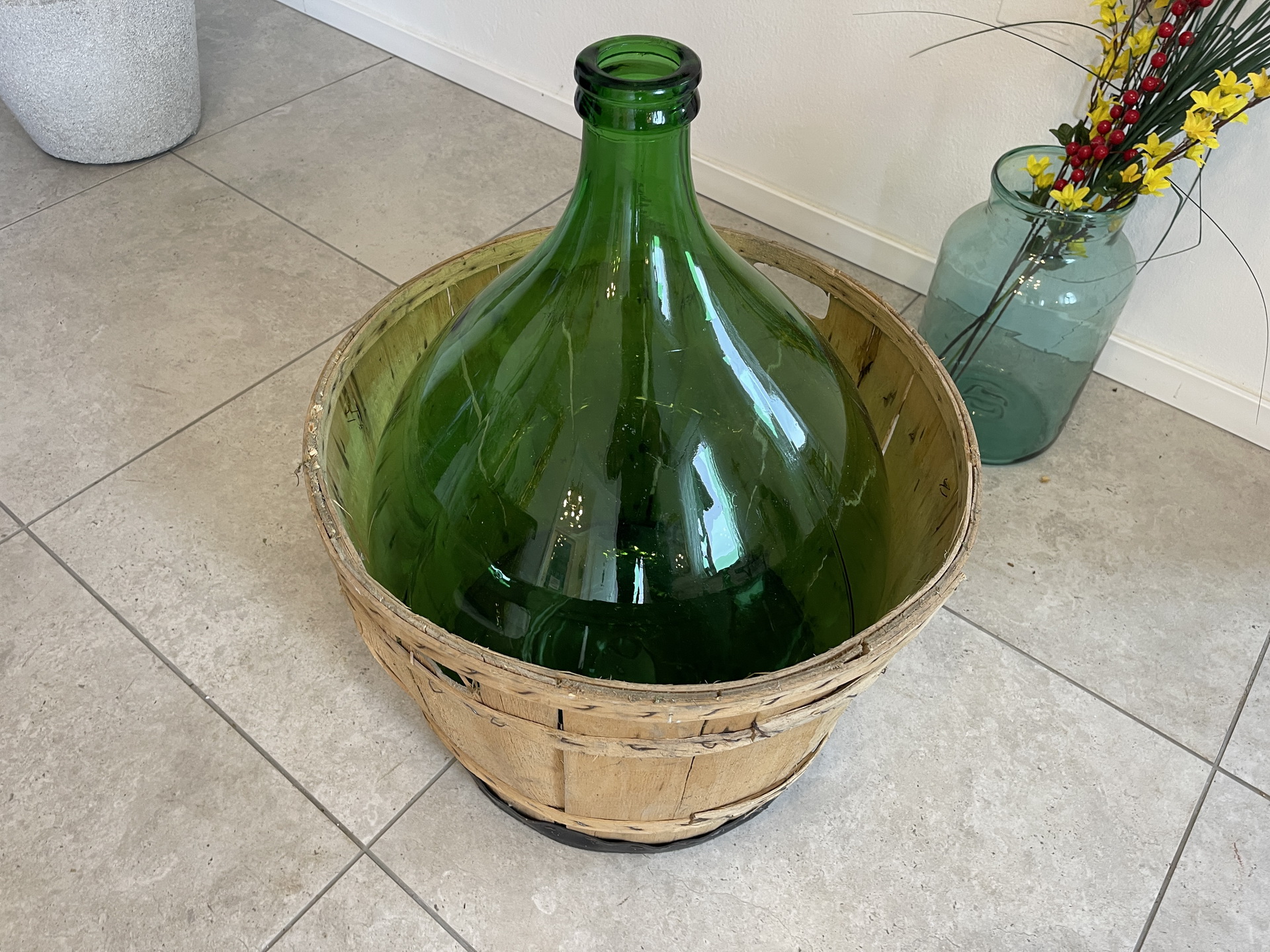 IMG_4340ap2pr3Xk9EgXz Alte Ballonflasche Weinballon, Gärballon, Ballonflasche A4717