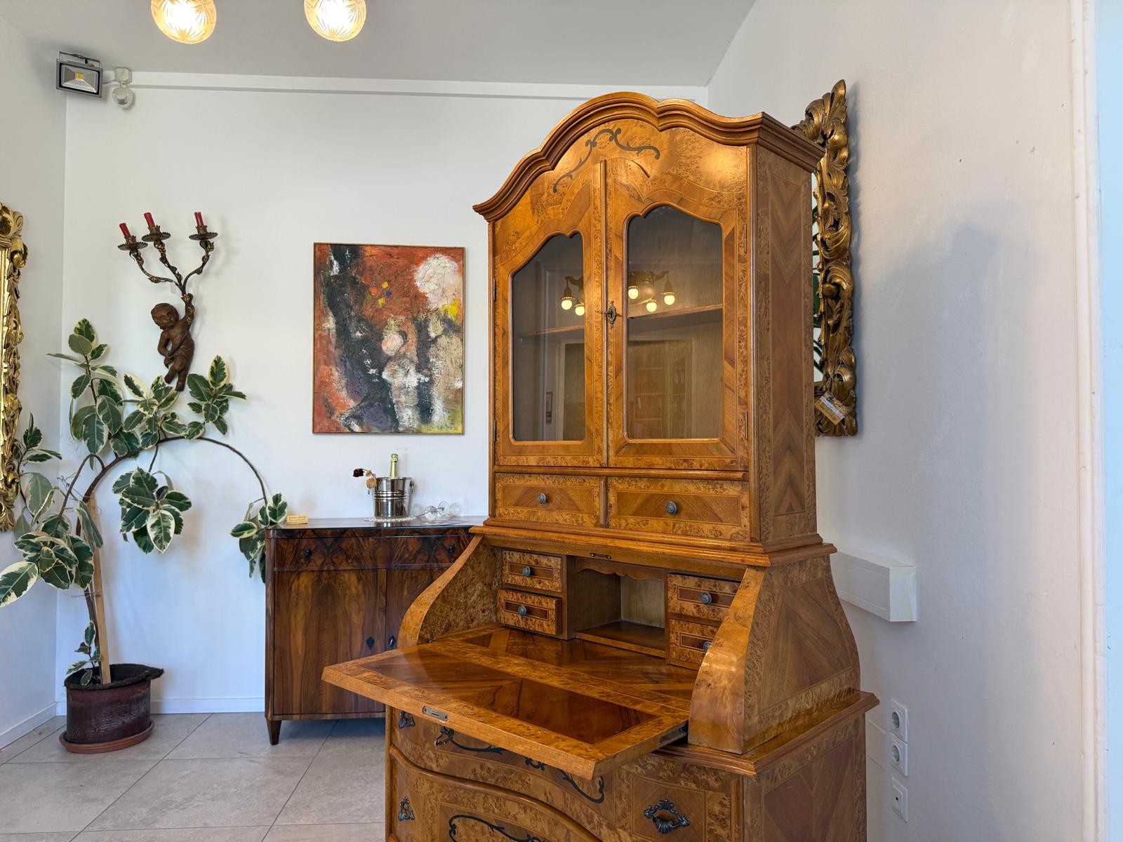 Tabernakel Barockstil Aufsatzsekretär Ladenschrank G1995