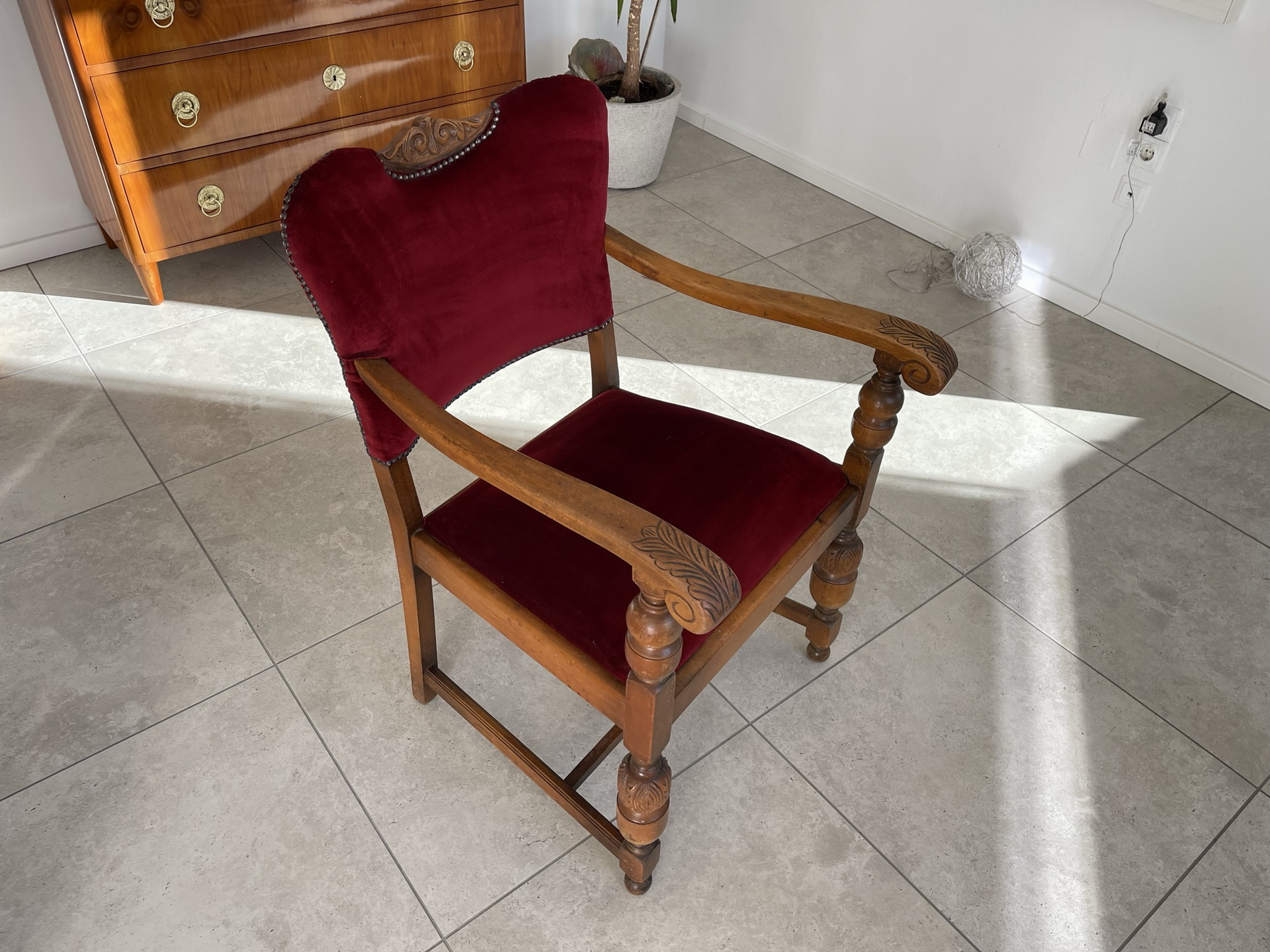 Barock-Biedermeier_55n5xO6Mzhoo0m5 originaler Art Deco Fauteuil Armlehnstuhl B1235