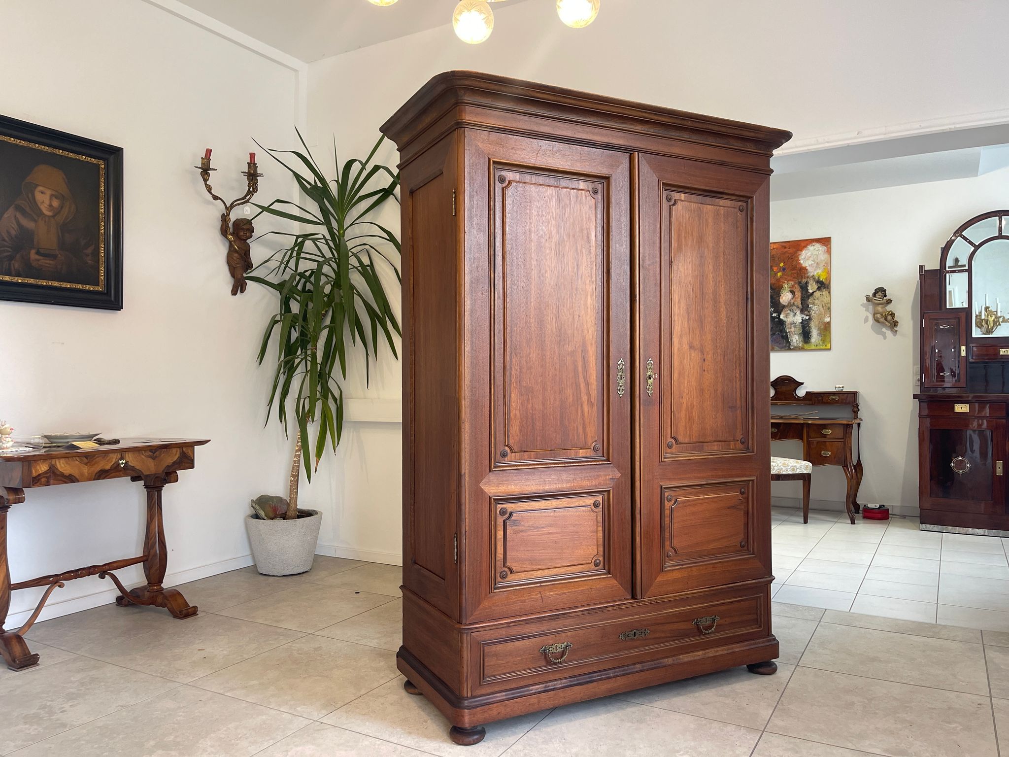 Prächtige Historismus Schrank Kleiderkasten Kasten G1518